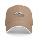 Black Baseball Cap With Tired Lying Cartoon Character Print