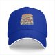 Black baseball cap with giant octopus attacking ocean waves graphic