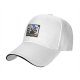 Black baseball cap with raccoon chef graphic and RACCACOOKIE text