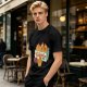 Olive T-Shirt With Cartoon Chicken Nuggets Box Print