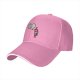 Black Baseball Cap With I'm A Little Chili Cartoon Pepper Design