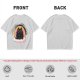 Olive graphic tee with black cat, rainbow, and 'Therapy Is Not Enough' text