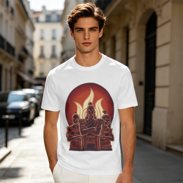Avatar Fire Nation Characters Graphic Tee