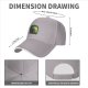 Black Baseball Cap With Glowing Green Cat Bubble Art Print