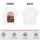 Olive T-Shirt With Red Convertible Car, Rainbow And People Graphic