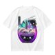 Olive T-Shirt With Galaxy Ramen Bowl Kawaii Graphic