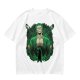 One Piece Roronoa Zoro Graphic Print Olive T-Shirt