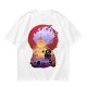 Anime Gear 5 Character Graphic T-Shirt With Sunset Scene