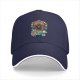 Black baseball cap with LeChucky Charms cereal graphic print