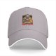 Black baseball cap with creepy Teletubbies 'Always Say Bye-bye' print