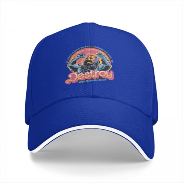 Black baseball cap with Skeletor 'Destroy the Universe' graphic