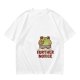 Olive T-Shirt with Cute Frog Graphic and Further Notice Text