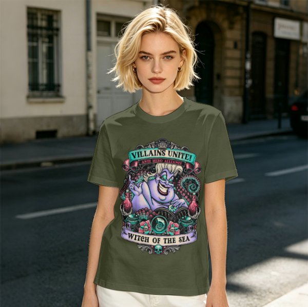 Villains Unite Witch of the Sea Ursula Graphic T-Shirt