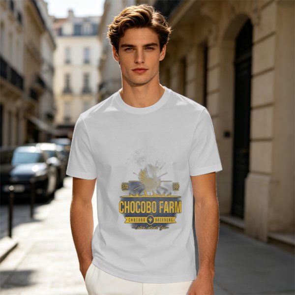 Olive Chocobo Farm Graphic T-Shirt for Fans