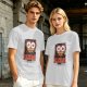 Olive T-Shirt With Cute Sushi Heart Graphic That Says I Love Sushi