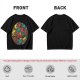 Gaming Character Grill Graphic Olive T-Shirt
