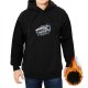 Black Hoodie With Retro Duck Hunt Game Graphic Print