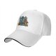 Black baseball cap with Mexican themed TARDIS graphic