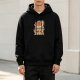 Black Hoodie With Octopus Themed Two Story Shop Graphic