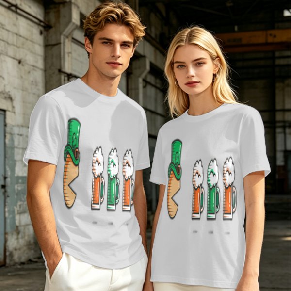 St Patricks Day Leprechaun Hat Beer Mug Graphic T-Shirt