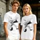 Olive T-Shirt with Paper Airplane Star Wars Inspired Print