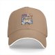 Black Baseball Cap With Ramen Monster Anime Graphic Print