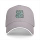 Black Baseball Cap With Blue Whimsical Character Print