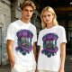 Dungeon Dragon and Warrior Graphic T-Shirt for Fantasy Game Fans