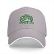 Black baseball cap with cosmic coffee alien girl graphic