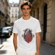 Powered By 1 D20 Dice T-Shirt For Tabletop RPG Fans