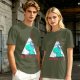 Olive T-Shirt With Cute Dinosaur Graphic And 'What I'm Doing' Text