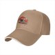 Black baseball cap with cute sushi cat graphic print