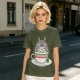 Totoro in Teacup Graphic Olive T-Shirt