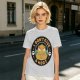 Owl giving middle finger funny graphic olive green t-shirt