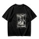 Olive T-Shirt With Skeleton Banjo Player Graphic