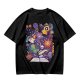 Olive T-Shirt With Cute Occult Monster And Spell Book Print