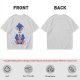 Olive T-shirt with Cute Penguin Drinking Boba Tea Print
