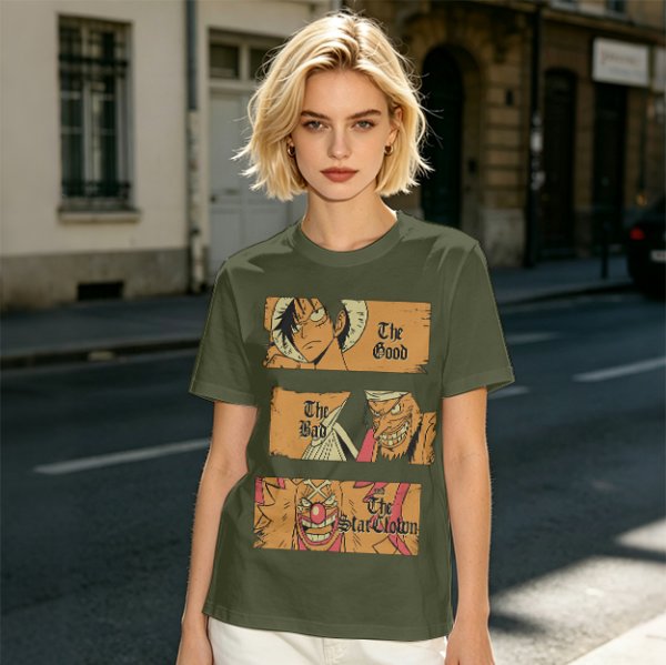 One Piece The Good The Bad The Star Clown Graphic T-Shirt