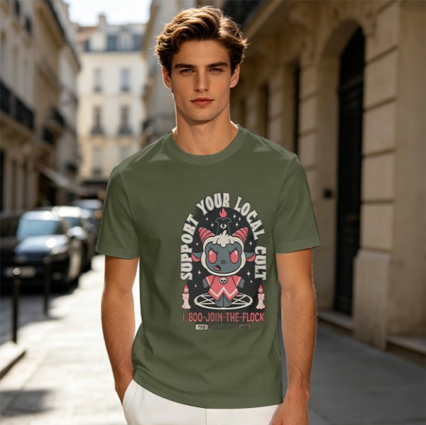 Support Your Local Cult Join The Flock Graphic T-Shirt