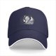 Black Baseball Cap With Ghost 1996 Graphic Print
