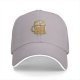 Black Baseball Cap with Beer Mug Sketch Graphic