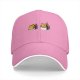 Black Baseball Cap With Cute Sushi Cat Graphic Prints