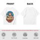 Cat Chef Eating Ramen in Great Wave Bowl T-Shirt