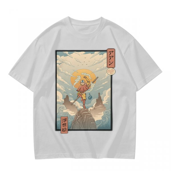 Avatar Aang Ukiyo-e Style Graphic Tee
