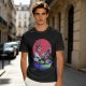 Olive T-Shirt With Anxious Sushi Characters In Soy Sauce Bowl Print