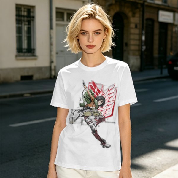 Attack on Titan Mikasa Ackerman Scout Regiment Graphic T-Shirt