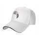 Black Baseball Cap With I'm A Little Chili Cartoon Pepper Design