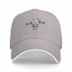 New Year Skeleton Lifting Dumbbells Black Baseball Cap