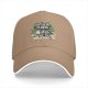 Black baseball cap with 'Water My Plants When I'm Gone' skull and plant graphic