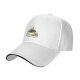 Black Baseball Cap With Coffee Cup And Cookies Graphic